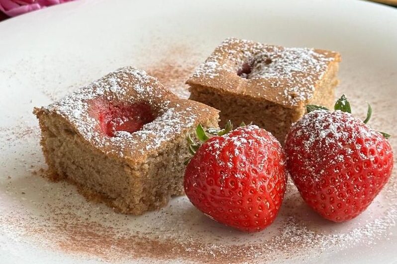 Veganer Erdbeerkuchen