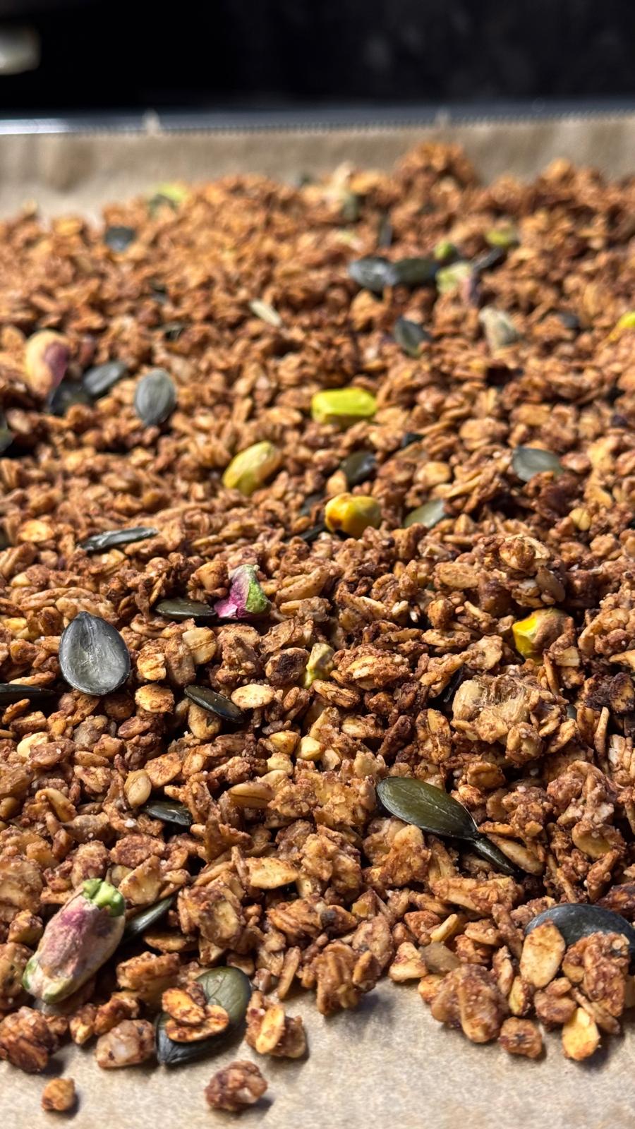 Gekeimtes Pistazien-Kürbiskern Granola
