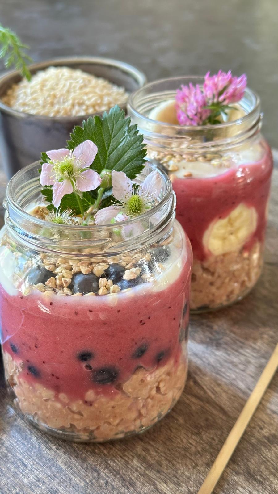 Sommerlicher Beeren-Milchreis