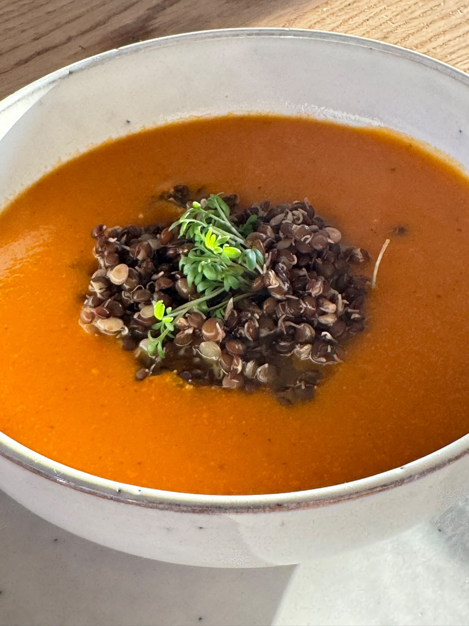 Cremige Paprikaschaumsuppe